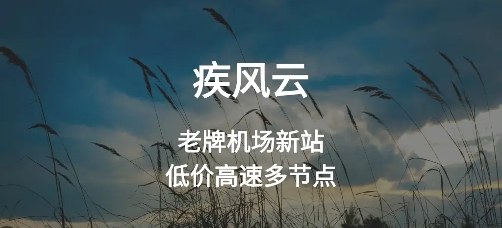 疾风云机场节点